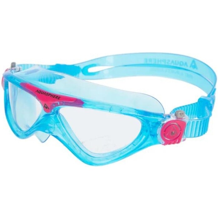 2024 Aquasphere Junior Vista Swim Mask MS5634302LC - Clear / Turquoise